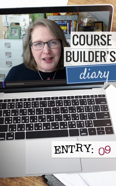 Course Builder's Diary | Entry 09 | Prep to Teach Live + Email Planning