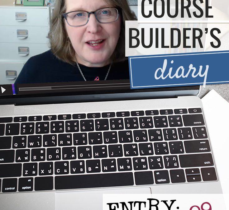 Course Builder’s Diary | Entry 09 | Prep to Teach Live + Email Planning