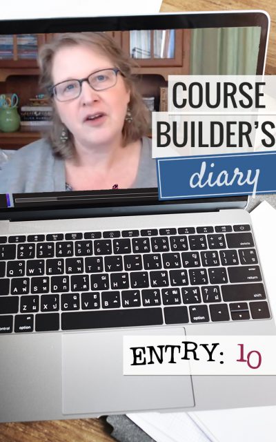 Course Builder's Diary | Entry 10 | Planners, 5-Day Classes, Divi, Making Lessons
