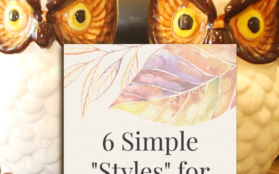 6 Simple “Styles” for First Digital Products