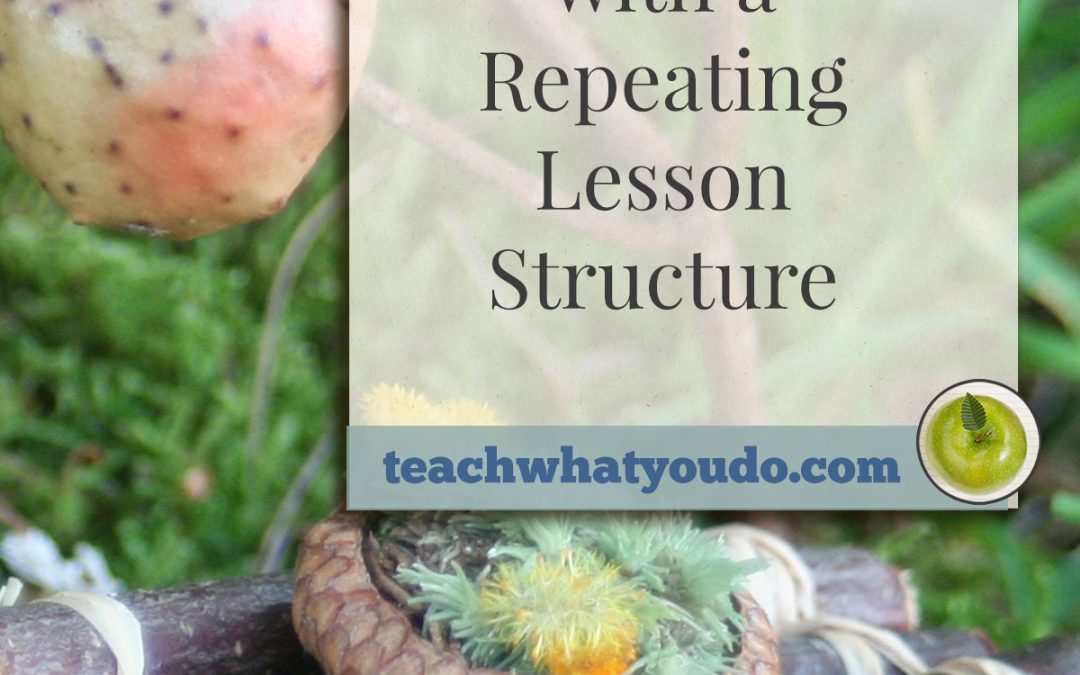 Design Online Courses with a Repeating Lesson Structure
