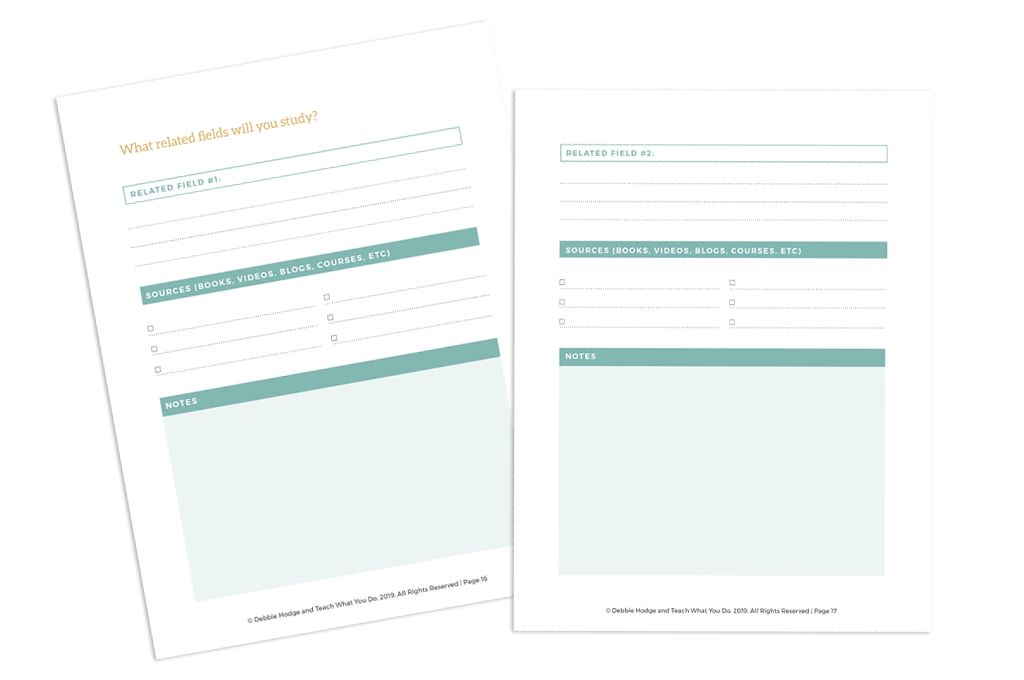 course workbook examples